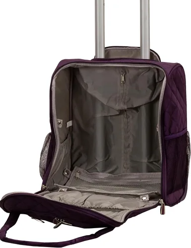 Vista 38 de Rockland Melrose - Maleta con ruedas, de porte vertical, para caber debajo del asiento, Rojo), BF31-RED