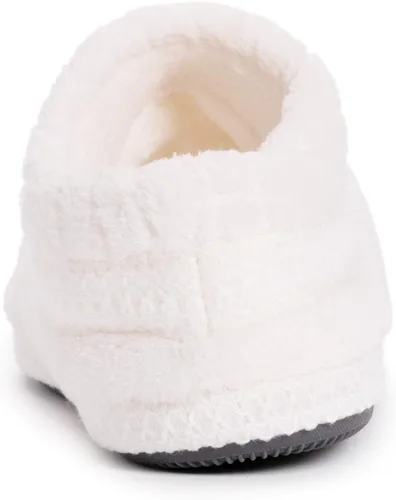 Vista 3 de MUK LUKS Pantuflas de pie completo Rita Micro Chenille para mujer