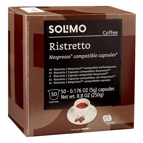 Vista 9 de Marca Amazon – Solimo Cápsulas de café tostado ligero, Morning Light, compatibles con cafeteras Keurig 2.0 K-Cup, 100