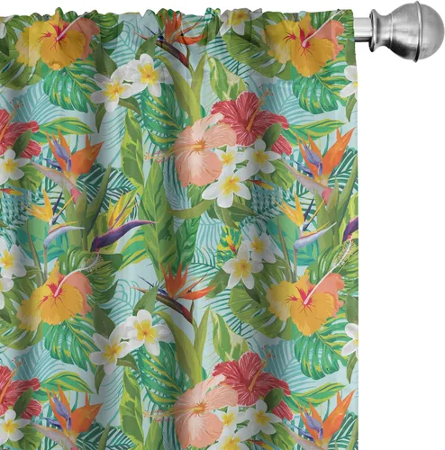 Vista 17 de Lunarable Cortinas con estampado de madera, madera natural rústica con rayas, patrón abstracto ovalado, tema de carpintería, tratamientos