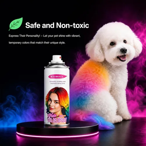 Vista 5 de Spray de color temporal para el cabello para niños, mujeres y hombres