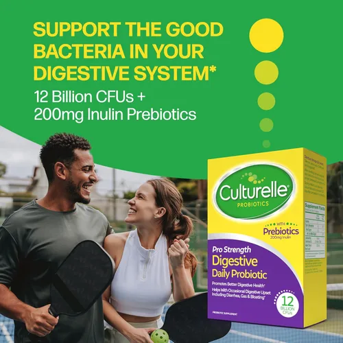 Vista 7 de Culturelle Probióticos Diarios Pro Strength para la Salud Digestiva (Suministro para 2 Meses) con Prebióticos para Mujeres y Hombres, Ayuda