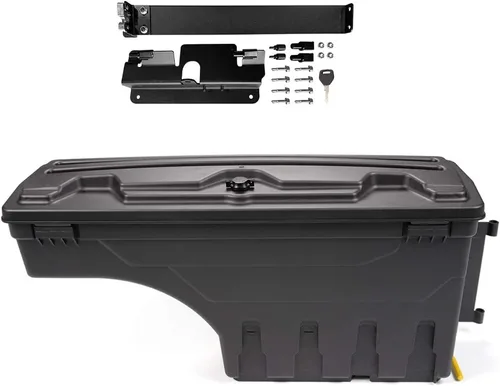 Vista 17 de GRAND ORANGE Caja de herramientas con cerradura para caja de almacenamiento de caja de camiones
