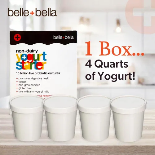 Vista 6 de Yogurt sin leche Belle + Bella, de iniciación.