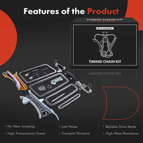 Vista 7 de A-Premium - Kit de cadena de distribución del motor con tensor [se ajusta a SOHC, 6 cilindros 4.0L] Compatible con Ford Explorer 97-10, Explorer