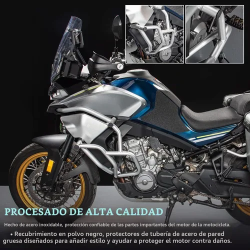 Vista 5 de Para CF-Moto 800MT MT800 MT 800 MT CF800MT 2021 2022 2023 Protector de motor de motocicleta, barras de choque de carretera, marco de jaula