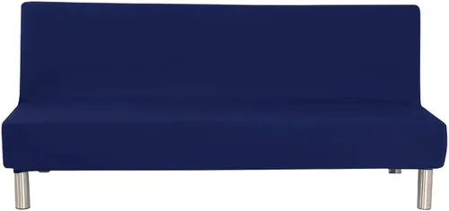 Vista 15 de Fundas de sofá sin brazos, elásticas de elastano, funda plegable para sofá cama, futón sin reposabrazos, protector de muebles para sala de estar
