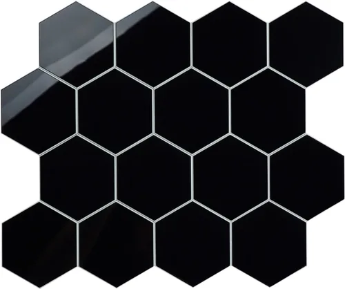 Vista 14 de Azulejos para salpicaderos adhesivos de cocina en espiga, azulejos de mosaico para pared de baño en chevron blanco, paquete de 6 Blanco