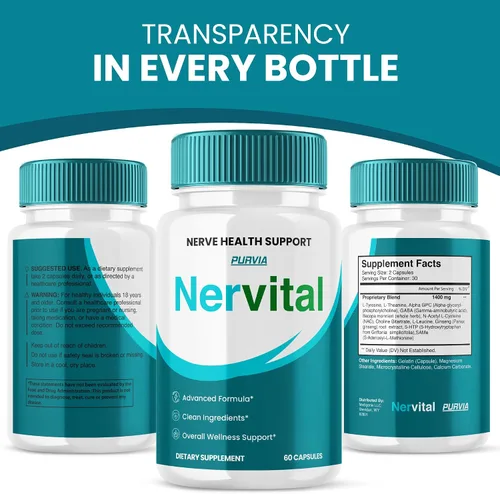 Vista 7 de Paquete de 2 cápsulas nerviosas, alivio de neuropatía de máxima fuerza para piernas y pies, estimulador de vitaminas para nervios, suplemento