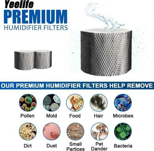 Vista 4 de HWF75 - Repuesto de filtro humidificador para Holmes HWF75CS, HWF75PDQ-U, filtro D, filtro humidificador Sunbeam Cool Mist SCM3501, SCM3502