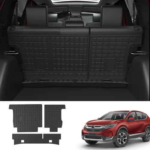 Vista 16 de powoq - Alfombrilla para maletero compatible con Honda CRV 2012-2016, revestimiento para cajuela TPE, alfombrilla de carga de repuesto para Honda