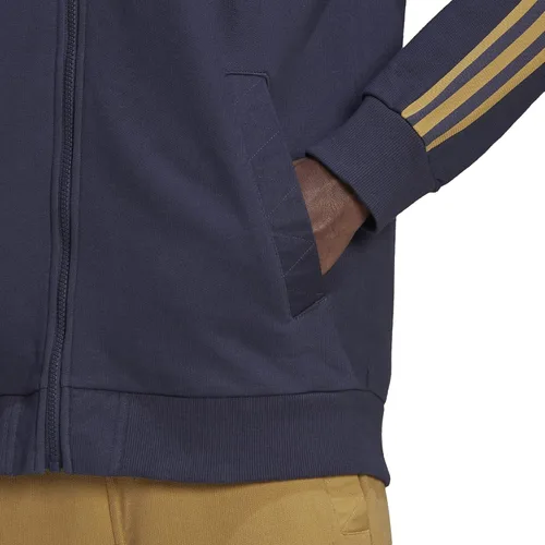 Vista 4 de adidas Chaqueta Tiro para hombre, Azul marino sombra