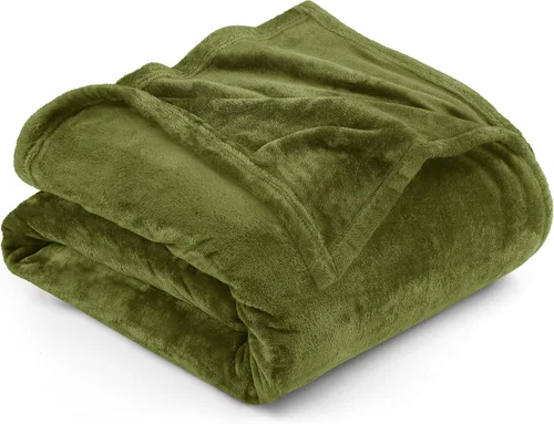 Vista 16 de Utopia Bedding - Manta de vellón de lujo, mullida, antiestática; manta de suave microfibra de 8.8 oz/yd² (300 g/m²) para sofá y cama; tamaño Gris