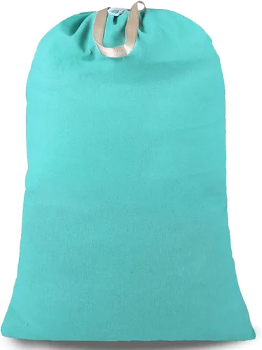 Vista 19 de Bolsa de lavandería extra grande con cordón y asa, bolsa de ropa sucia de viaje resistente para lavandería y hogar, forro duradero para cesta