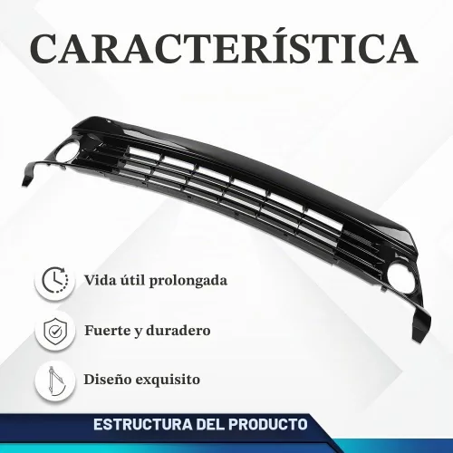 Vista 7 de PIT66 Parrilla de parachoques frontal imprimada negra compatible con Toyota Prius 2012-2015 5310247020, TO1036157