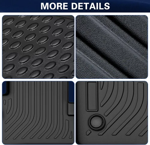 Vista 5 de Alfombrillas para todo tipo de clima para Ford Explorer 2011-2014 (no apto para asientos de cubo), tapetes para el piso de 1ª y 2ª y fila, 3D