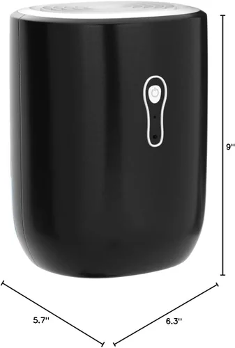 Vista 8 de Deshumidificadores para el hogar 27oz(800ml) Pequeños deshumidificadores con apagado automático y manguera de drenaje, deshumidificador ultra