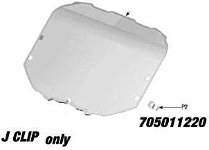 Vista 2 de Can Am Maverick X3 Reemplazo Parabrisas Abrazadera J Clip OEM Nuevo #705011220
