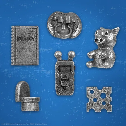 Vista 5 de USAOPOLY CLUE: Diary of a Wimpy Kid Resuelve el misterio en este juego de pistas coleccionable con licencia oficial con personajes y ubicaciones