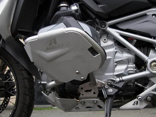 Vista 6 de AltRider Protectores de culata compatibles con barras de choque OEM BMW R 1250 GS/GSA, protección completa de la cubierta de válvula, diseño