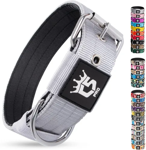 Vista 18 de TSPRO Collar Táctico para Perro de 1.25 Pulgadas de Ancho Collares Gruesos para Perro con Hebilla de Metal de Servicio Pesado, Duradero, Fuerte