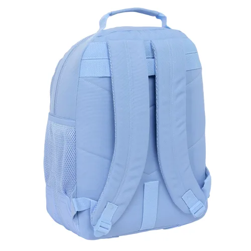 Vista 4 de Mochila Escolar Smiley Joyful Azul Multicolor 32 x 42 x 15 cm