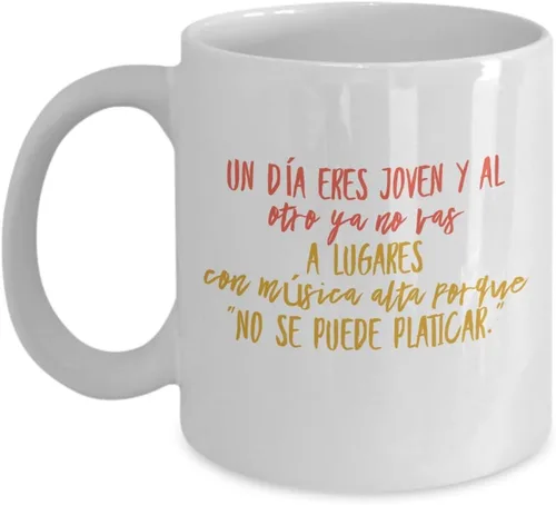 Vista 5 de Taza de Cafe Lugares Vaso, taza café divertidas, tazas personalizadas, taza de café inspiradoras, taza con mensajes positivos., 11onza, Negro