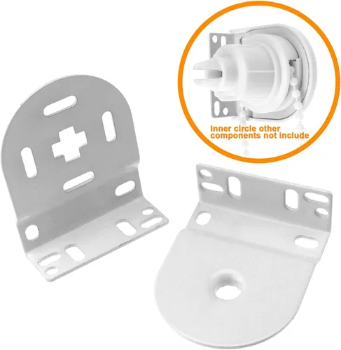 Vista 4 de Sing F LTD Soporte profesional resistente del kit de reparación de persianas enrollables blancas compatibles con repuestos