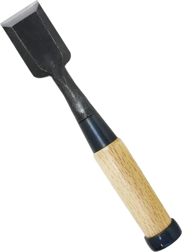 Vista 16 de KAKURI Cincel de mortaja japonés para carpintería 1/8" (3 mm), fabricado en Japón, cincel de madera Oire Nomi, hoja de acero japonés de alto carbono