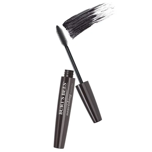 Vista 7 de Máscara de pestañas, pestañas alargadas Burt's Bees 100% natural, negro clásico
