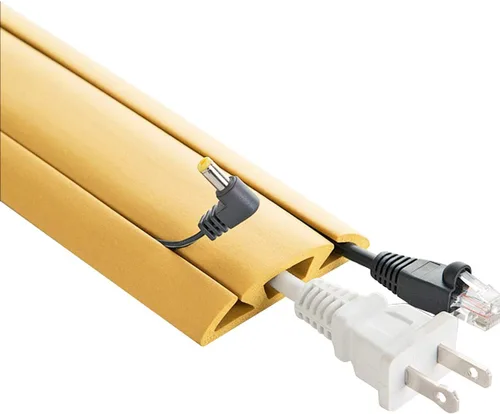 Vista 13 de Protector de cables de 5 pies con 3 canales UTW-CP501-BK, color negro de UT Wire, UTW-CP501-BG