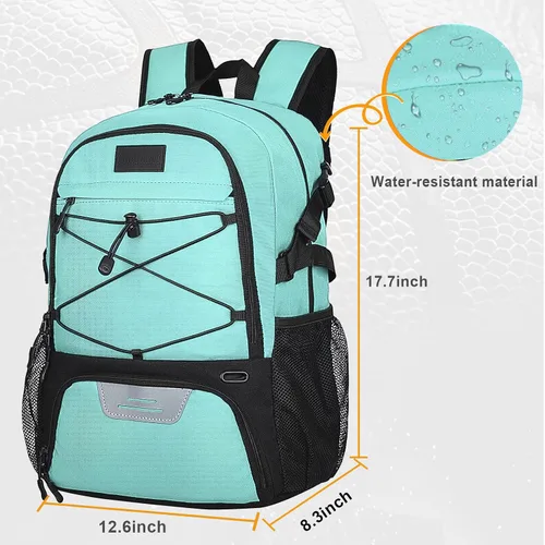 Vista 26 de Goloni Mochila de fútbol,Mochila de baloncesto con compartimento para pelotas y compartimento para zapatos,Mochila para baloncesto,Fútbol