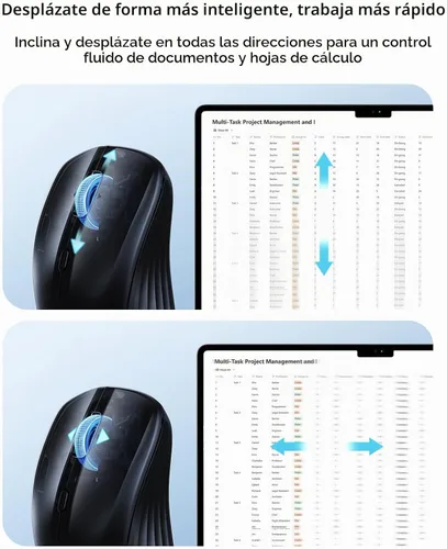 Vista 7 de ESR MagMouse - Ratón inalámbrico con Bluetooth para portátil
