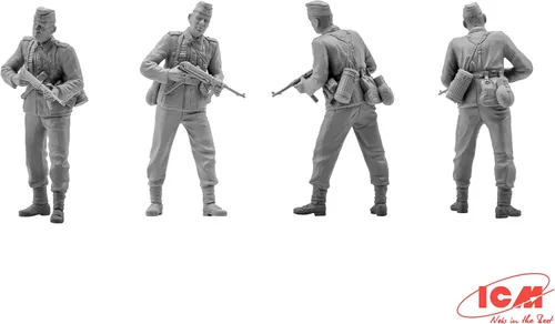 Vista 3 de ICM Modelos German Tank Riders 1942-1945 Kit