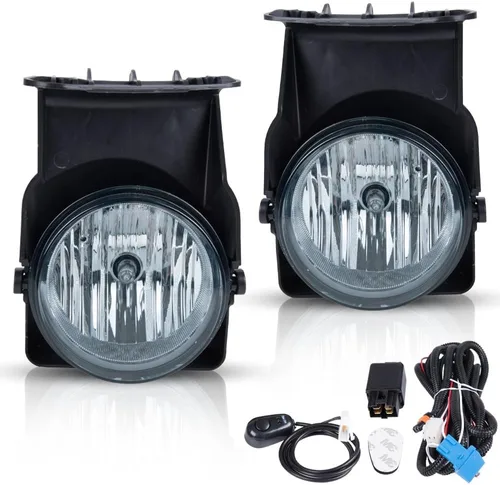 Vista 14 de PIT66 Juego de montaje de luces antiniebla (2 unidades) compatible con 2002 2003 2004 2005 2006 Avalanche Pickup Truck Accesorios de lámpara