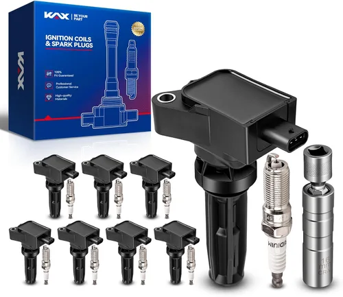 Vista 62 de Bobina de encendido KAX UF434 1 paquete Compatible con Impala, Equinox, G6, Malibu, Silverado 1500, Uplander, Torrent, Lucerne, Express 1500, Sierra