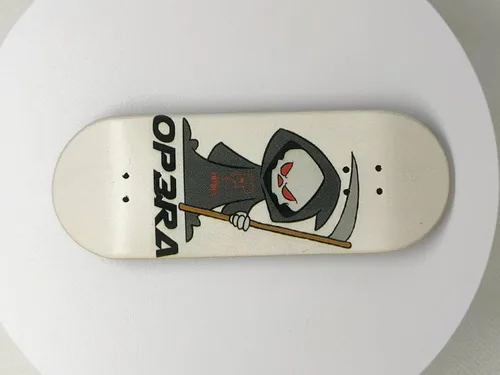 Vista 2 de LEEFAI Diapasón profesional completo de 1.339 x 3.780 in, impresión UV Op3ra, ruedas de uretano 65d y madera de arces de calidad, edición sombría