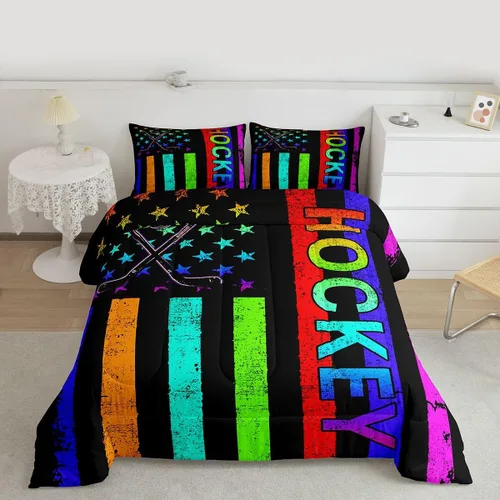 Vista 70 de Juego de ropa de cama de baloncesto para niños y adolescentes, juego de edredón deportivo para niños, tamaño matrimonial, suave, ligero, decoración