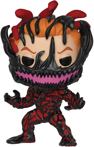Vista 5 de POP Marvel: Venom - Carnage Cletus Kasady Funko Pop! Figura de vinilo (paquete con funda protectora compatible con Pop Box), multicolor, 3.75
