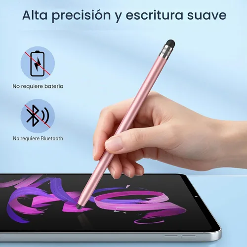 Vista 4 de Stylus 10 unidades, lápiz óptico para pantalla táctil, Android, iPad Blanco/Plata/Oro/Rosa/Rojo/Verde/Azul/Negro
