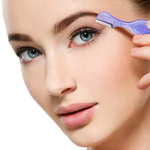 Vista 5 de 30 piezas de afeitadora Dermaplane para mujeres, afeitadora con cubierta de precisión, herramienta de dermaplaning exfoliante multiusos, depilación
