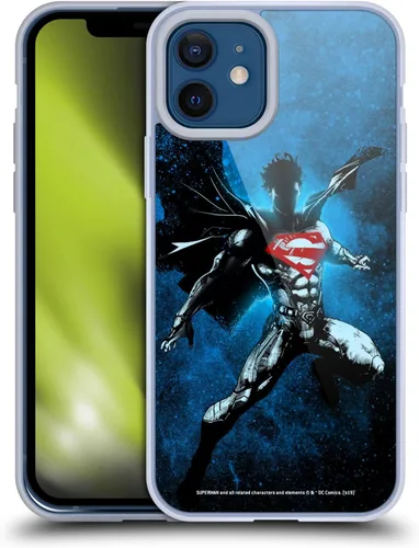 Vista 49 de Head Case Designs Officially Licensed Superman DC Comics Collage 80th Anniversary Gel Case [Military Grade Protection] Compatible with Apple iPhone