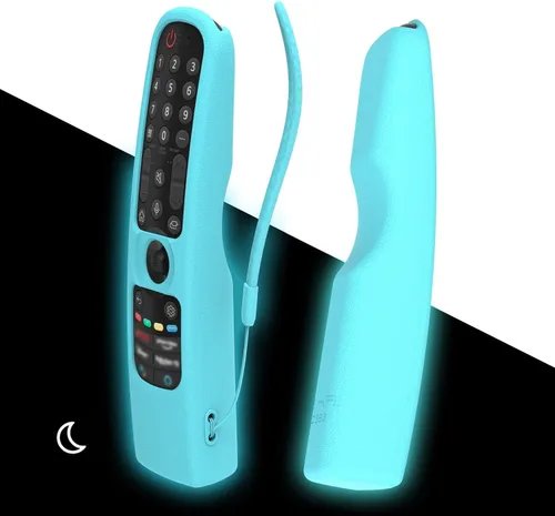 Vista 7 de Funda de silicona MR22GN Magic Remote LG compatible con LG MR21GA/MR23GN MR24GN OLED Smart TV, cubierta protectora a prueba de golpes para LG MR23GN