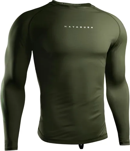 Vista 11 de Hayabusa Protector de erupción Core para hombre de manga larga
