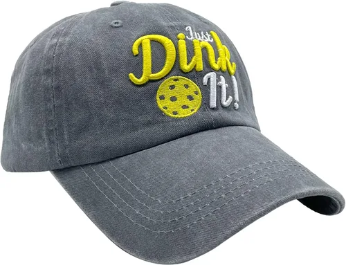 Vista 3 de NVJUI JUFOPL Pickleball Gorra de béisbol para hombres y mujeres, gorra ajustable de pepinillo