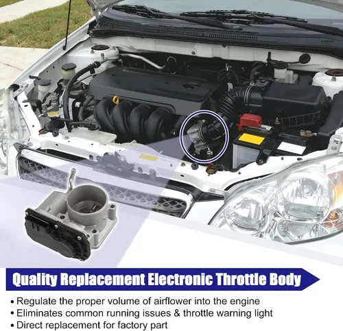 Vista 6 de X AUTOHAUX 22030-0D031 22030-22041 Asamblea electrónica del cuerpo del acelerador para Toyota Matrix Corolla 2005-2008 para Pontiac Vibe 2005-2008