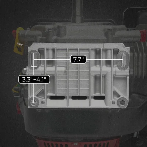 Vista 4 de XtremepowerUS Motor de gas de arranque de retroceso de 15.0HP 420cc, motor multiuso, divisor de troncos Go Kart, eje horizontal, motor de gas OHV