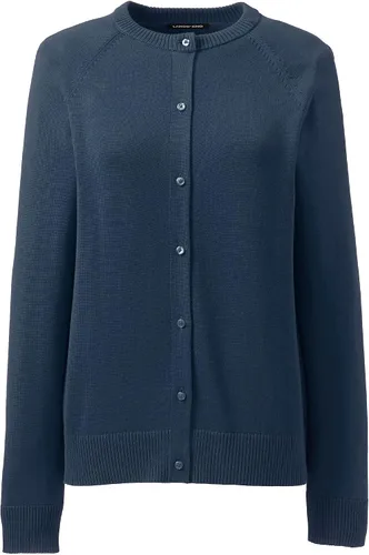 Vista 2 de Lands' End Uniforme escolar Suéter de punto modal de algodón para mujeres jóvenes