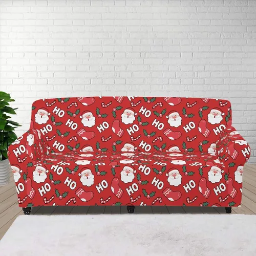 Vista 99 de Boatee Fundas de sofá de 1 pieza con diseño de copo de nieve azul, fundas elásticas para sofá, 1 cojín, protección de muebles, decoración para sala