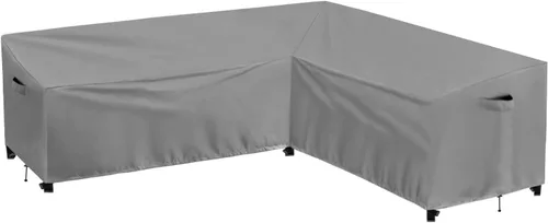 Vista 20 de PureFit Funda de sofá modular para exteriores en forma de L, impermeable, para muebles de patio, terraza, césped y jardín, 83 x 104 pulgadas